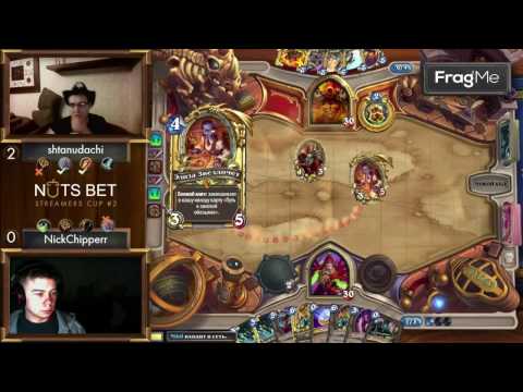 ШтанУдачи vs NickChipperr Hearthstone Турнир стримеров 1/4 NutsBet Cup #2
