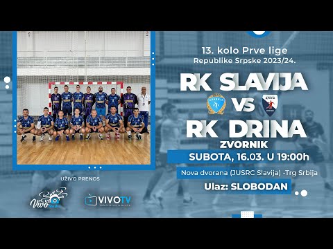 RK Slavija - RK Drina - Prva liga RS / PRENOS UŽIVO /