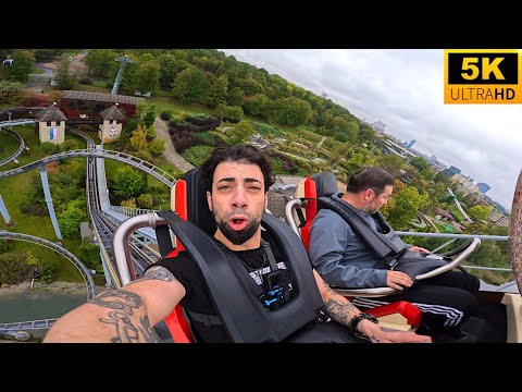 Lech Coaster POV 5K Rider Cam INTENSE Vekoma Bermuda Blitz Legendia, Poland