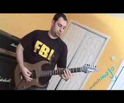 Guitarist plays Look What The Cat Dragged In by Poison