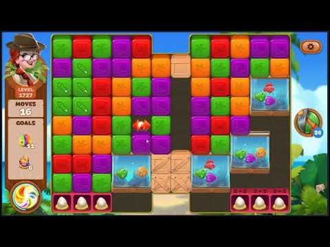 Lost Island Blast Adventure Level 1727 - NO BOOSTERS 🏝️ | SKILLGAMING ✔️