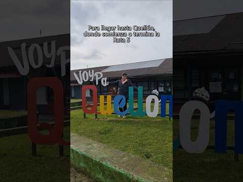 Donde comienza y termina la Ruta 5 de Chile #ruta5 #quellon #chiloe #viajes #chile #viajesruteros