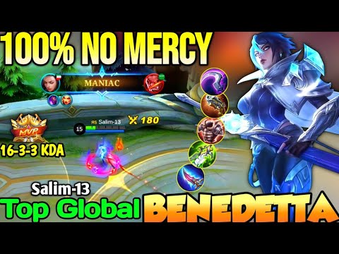 BENEDETTA BEST BUILD IN 2022 | TOP GLOBAL BENEDETTA Salim-13 - MOBILE LEGENDS