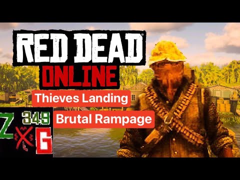 Red Dead Online - Brutal Thieves Landing Del Lobo RAMPAGE