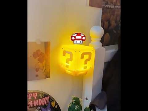 Super Mario Charging Night Light Square