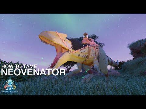 Neovenator Taming Guide & abilities in Ark Survival Ascended ll Prehistoric Beasts ASA