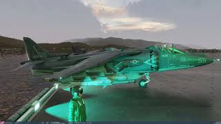 DCS AV-8B Harrier, Sky Warrior Campaign, Mission 05 "Assault of Poti" full one take.