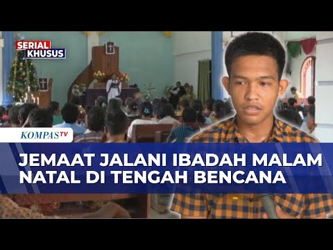 Natal di Tengah Duka Bencana, Jemaat Gereja HKBP Resort Tukka Hutanabolon Beribadah Penuh Harap