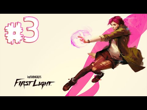 inFamous First Light[60fps] 100% Map Playthrough Part 3 - Violence in Seattle