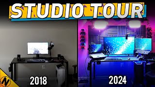 Home Office Studio (2024) vs (2018) | Studio Tour v2.0
