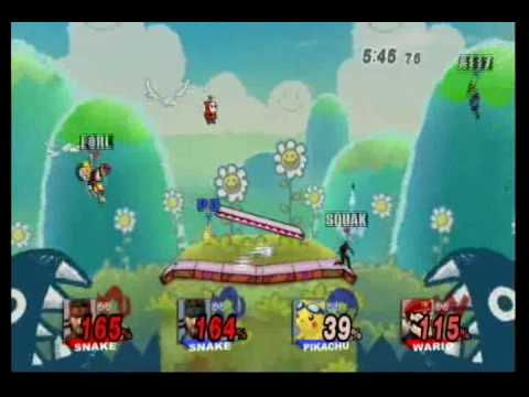 Player's Bowl 2010 Ally (Snake)/NinjaLink (Pikachu) vs. Squall (Snake)/MIB (Wario) 1 - SSBB