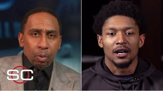 Download the video "Bradley Beal tells Stephen A. that his NBA All-Star snub is water under the bridge | SportsCenter"