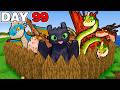 I Trapped EVERY Dragon In Hardcore How To Train Your Dragon