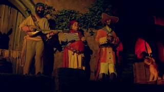 4K UHD Pirates of the Caribbean ride:  Yo Ho A Pirate&#39;s Life for Me scene detailed look Disney