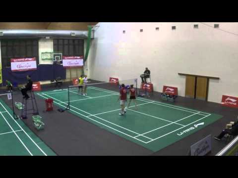 51. IMP w Badmintonie, XD, Round 2, Pietryja/Wojtkowska vs Dąbrowski/Tarasewicz set 1 (fragment)