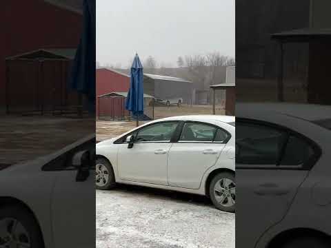 First day of snow 2022 in Oklahoma.