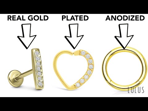 What's The Difference of Real GOLD vs Plated or Anodized Jewelry!? *Explained*