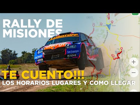 CÓMO LLEGAR A CADA TRAMO DEL RALLY ARGENTINO EN MISIONES: GUÍA COMPLETA