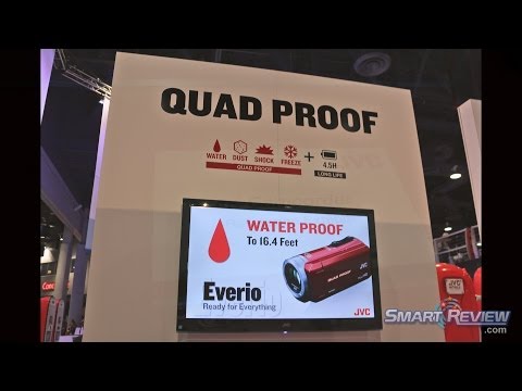 CES 2014 | JVC Camcorder Lineup 2014 | Waterproof | Everio Quad-Proof GZ-R70 and GZ-R10 HD | 4K |