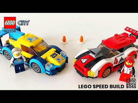 LEGO City RACING CARS 60256 REVIEW / Lego Bricks Sports Car Speed Build Instructions