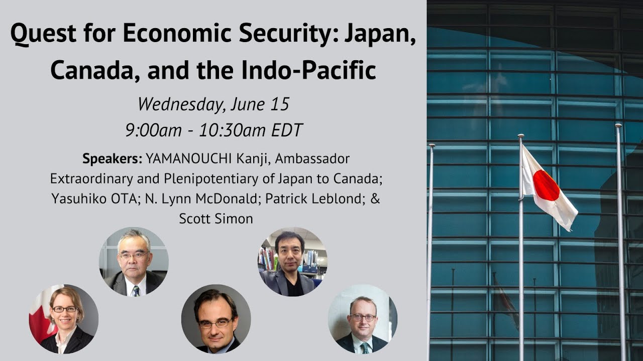 Quest for Economic Security: Japan, Canada, and the Indo-Pacific
