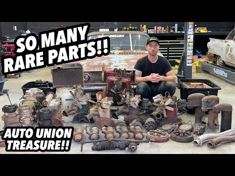 Thumbnail for BARN FIND TRUCKLOAD OF RARE AUTO UNION DKW PARTS!! by Auto Union