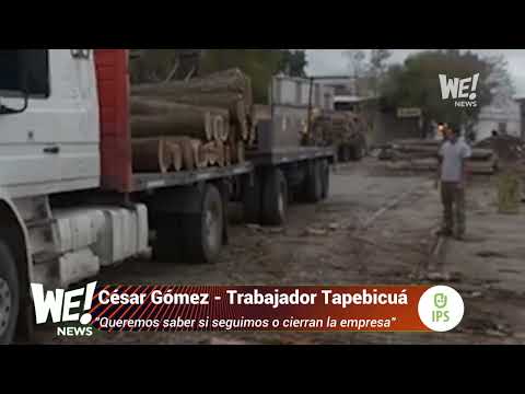 César Gómez  - Trabajador Tapebicuá - Queremos saber si seguimos o cierran la empresa