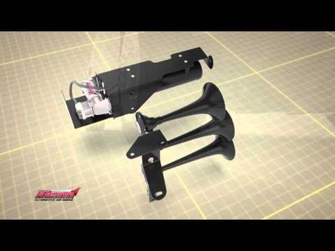 Vehicle Specific Bolt-On Train Air Horn System for Ford Super Duty F250 & F350 [2011-2015]