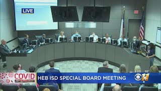 HEB ISD Special Board Meeting