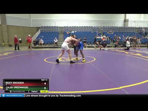 160 Lbs Cons. Round 3 - Ricky Ericksen, IL Vs Caleb Greenwood, OH E76c