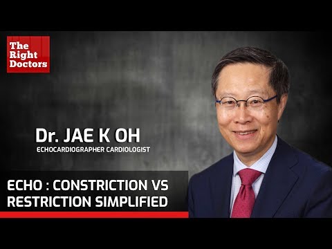 Diastolic Function Determination in  Echo | Dr. Jae K Oh | Echo Masterclass | TheRightDoctors
