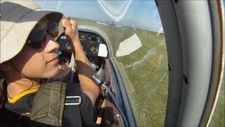 preview picture of video 'First Solo Glider Flights'