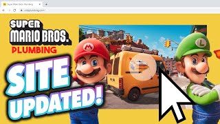 Mario & Luigi Plumbing's Website 2.0 Update! NEW Easter Eggs Tour (Super Mario Bros. Movie)