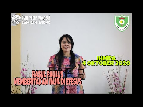 Ibadah Hari Minggu Pelayanan Anak (IHMPA), 4 Oktober 2020