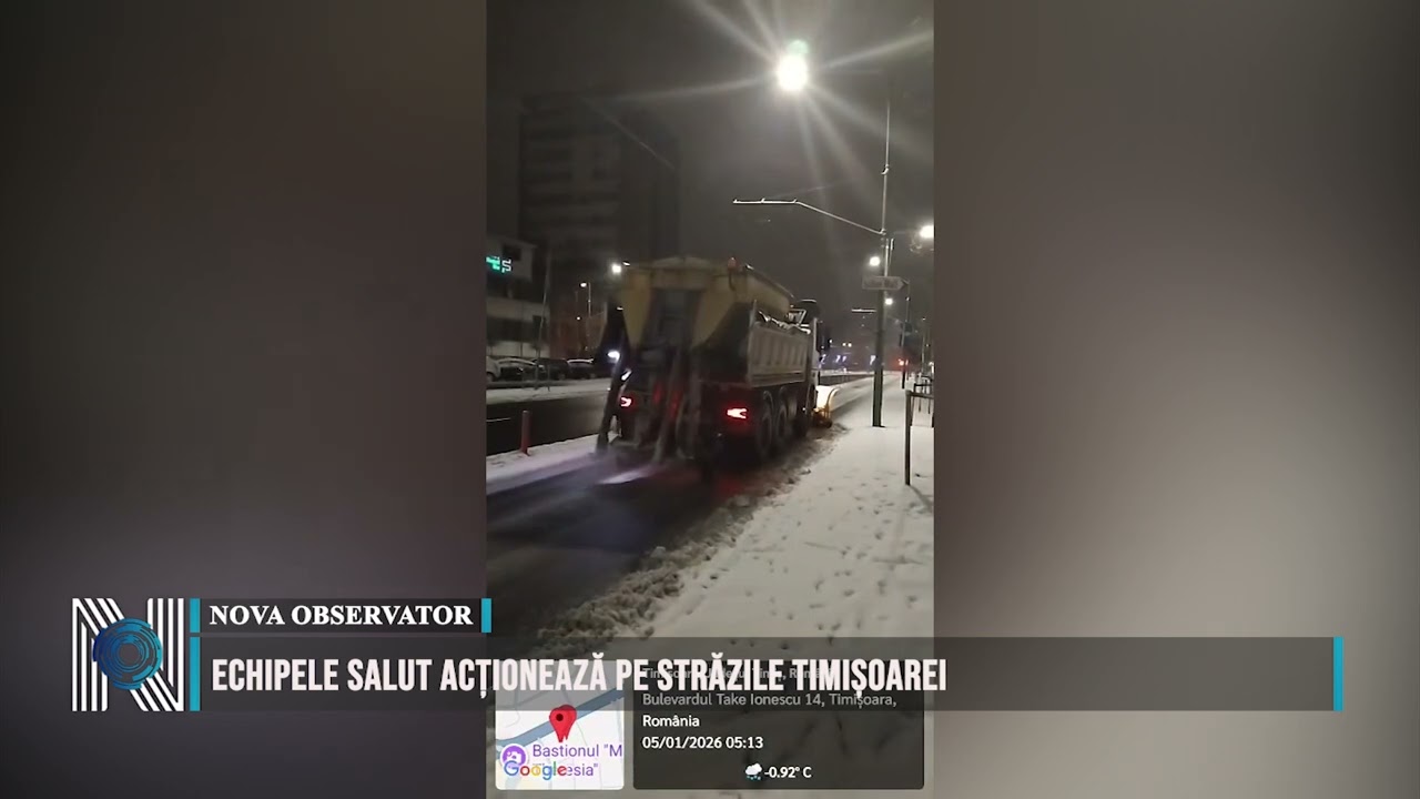 Echipele SaluT acționează pe străzile Timișoarei