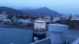 preview picture of video 'APPROACH TO GAVRIO PORT IN ANDROS ISLAND AEGEAN SEA GREECE'
