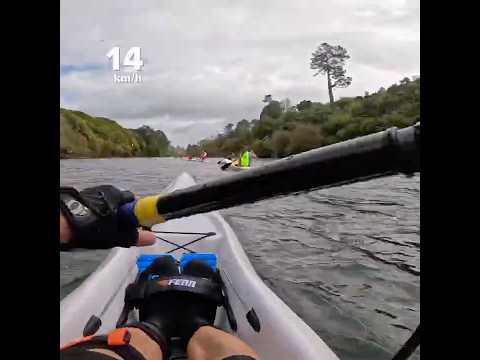 Cambridge to Hamilton 2026 paddle race #riverkayaking #riverrace #surfski #newzealand