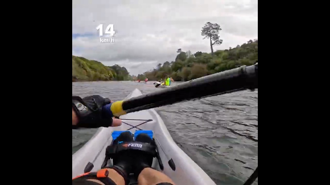 Cambridge to Hamilton 2026 paddle race #riverkayaking #riverrace #surfski #newzealand