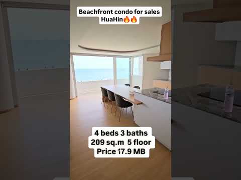 Sold Out ขายคอนโดที่ ชะอำติดทะเล ชูกมลคอนโดมิเนียม (Chukamol Condominium) 209 ตร.ม. 4 ห้องนอน 3 ห้องน้ำ YouTube รูปที่ 1