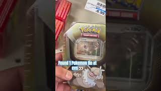 Pokemon cards tin found 🔥#pokemoncards #pokemon #pokemontcg#pokemontins #chaosrising#nostalgia#tcg