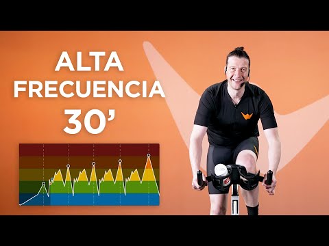Clase completa ciclo indoor con velocidades altas de 30 minutos