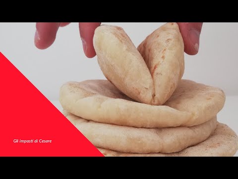 PANE ARABO o PITA GRECA - In padella - Ricetta facile e veloce