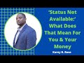 Status Not Available:’ What Does That Mean For You? - Stimulus Check Status Not Available:’ What Does That Mean For You? - Stimulus Check