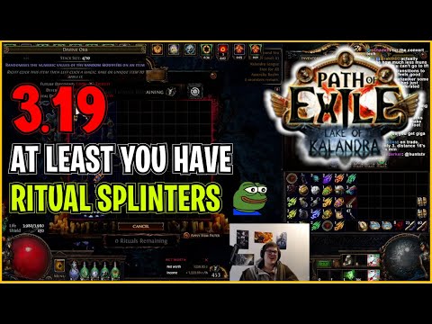 ⚡ POE 3.19 ⚡ Grimro - At least you have Ritual Splinters