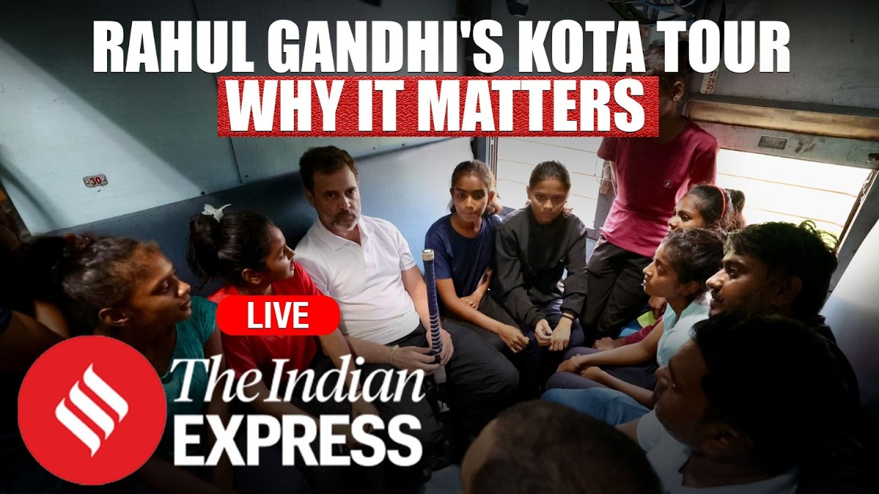 Leaks, loans and student stress: Rahul Gandhi’s Kota outreach before NEET retest