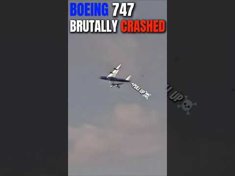 Boeing 747 Brutally Crashin Mid Air #shorts #aviation #plancrash #aeroplanecrash #rcplanecrash #sad