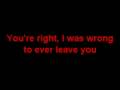 Meat Loaf - You're right I was wrong (lyrics)