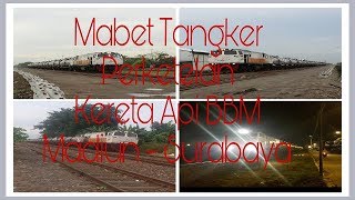 preview picture of video 'Mabet Tangker Perketelan Kereta Api BBM Madiun - Benteng'