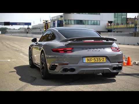 2017 Porsche 991 Turbo S with Akrapovic Exhaust - LOUD ACCELERATIONS!