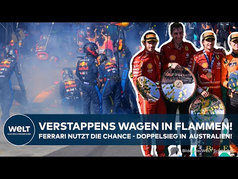 FORMEL 1: Verstappen in Melbourne früh ausgeschieden! Doppelsieg für Ferrari!
